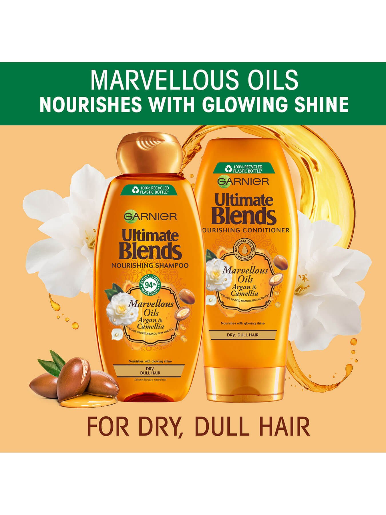 Ultimate Blends Marvellous Oils Argan & Camellia range